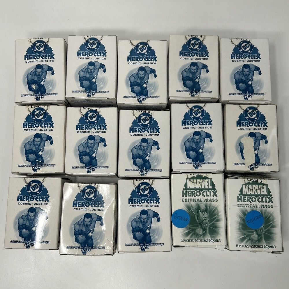 Wizkids DC HeroClix Cosmic Justice Lot Yrra Cynril